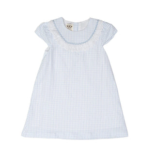 The Oaks Blue Windowpane Carlisle Dress