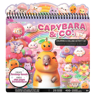 Fashion Angels Capybara & Co. Sticker and Coloring Set
