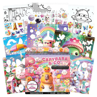 Fashion Angels Capybara & Co. Sticker and Coloring Set