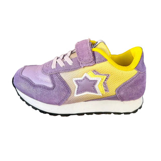 Atlantic Stars Purple & Gold Glitter Star Sneakers