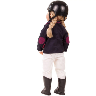 Back view of Götz Anna equestrian doll