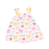 Angel Dear Sundress and Diaper Cover - Colorful Bows