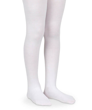 Jefferies Socks White Pima Cotton Tights