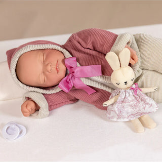 Classic La Baby 17" Soft Body Weighted Baby Doll in Pink Outfit