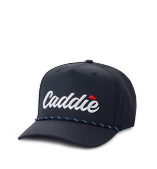 Youth Caddie Golf Performance Rope Hat - Navy/White