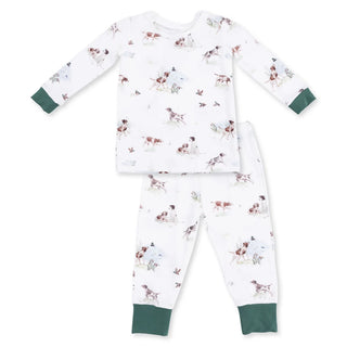 Pointer Pups and Duck Buddies - Long Sleeve Loungewear Set
