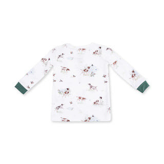 Pointer Pups and Duck Buddies - Long Sleeve Loungewear Set