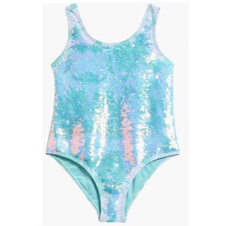 Girls Embroidered One-Piece Swimsuit
