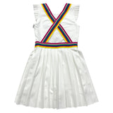 Little Olin Tennis Mini Dress - White