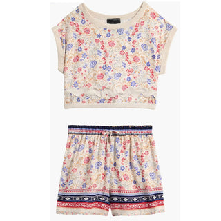Tween Cover up Shirt & Shorts Set