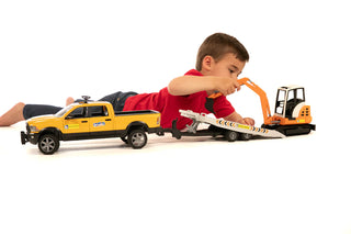Bruiser RAM Rental Service w/ Trailer and Mini Excavator