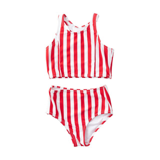 Prohdoh Girls Beachcomer Bikini Watermelon Stripe