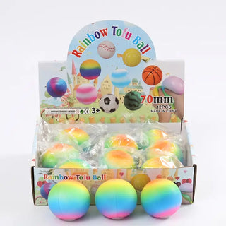 Rainbow Stress Ball Squishy
