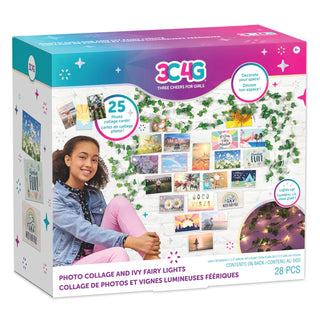 Photo Collage and Ivy Fairy Lights