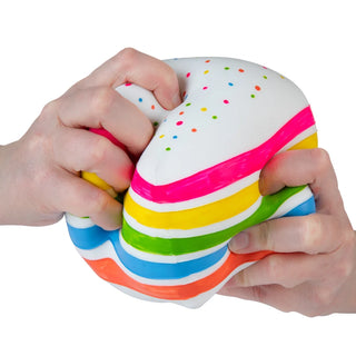 Orb Easy Sqweezy Rainbow Layer Cake Squishy