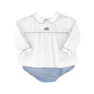 Petit Ami Embroidered Cars Diaper Set