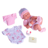 La Newborn 14" All-Vinyl Baby Doll with Pink Deluxe Layette Set