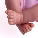 La Newborn 14" All-Vinyl Baby Doll with Pink Deluxe Layette Set