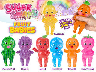 Sugar Swaps Onesies Fruit Babies Pineapple (Asst)