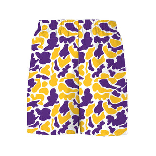 Azarhia Tiger Purple/Gold Camo Gameday Billy Shorts