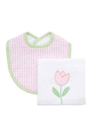 Basic Bib and Burp Boxed Set - Tulip