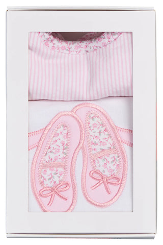 Ballet Basic Bib & Burp Boxed Set