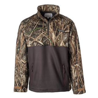 Youth Real tree Marshland Camo Quarter Zip Pullover