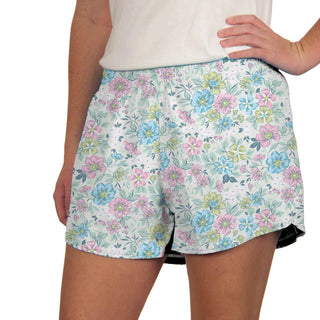 Azarhia Athleisure Dainty Flowers Print Steph Shorts