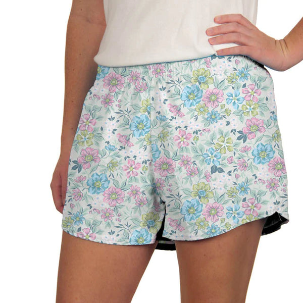 Azarhia Athleisure Dainty Flowers Print Steph Shorts