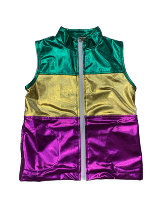 Blended Spirit Metallic Puffer Vest