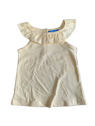 Bailey Boys Ruffled Collar  Tee- Yellow