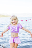 Great Pretenders Princess Rapunzel 2Pc Swimsuit