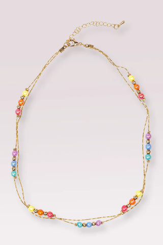 Great Pretenders Boutique Chic Golden Rainbow Necklace