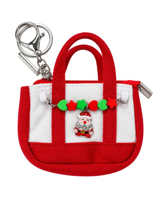 Bari Lynn Mini Canvas Keychain