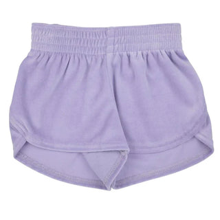 Azarhia Athleisure Lavender Velour Steph Shorts