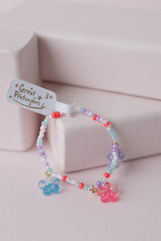 Great Pretenders Boutique Chic 2Pc Shimmer Flower Bracelet Set