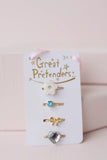 Great Pretenders Boutique Chic 4Pc Sassy Ring Set