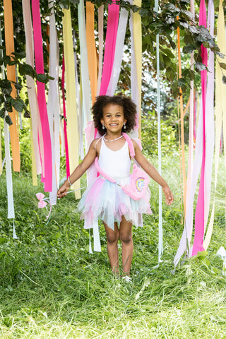 4/6 Great Pretenders Think Mint Pink Skirt, Wings, & Wand