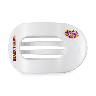 Geaux Tigers! Medium Flat Round Hair Clip