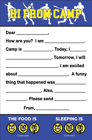 Camp Stationery Set - Notes From Camp