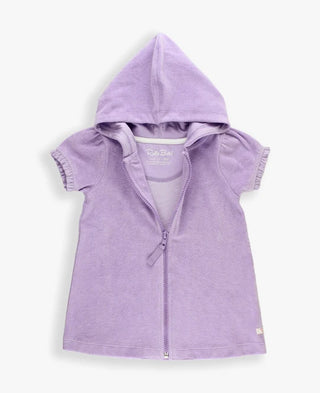 Rufflebutts Lavender Terry Full Zip Coverup)