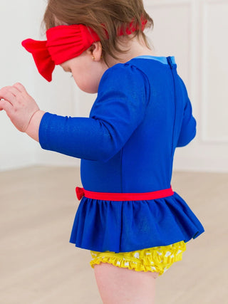 Apple Princess Long Sleeve Skirted One Piece