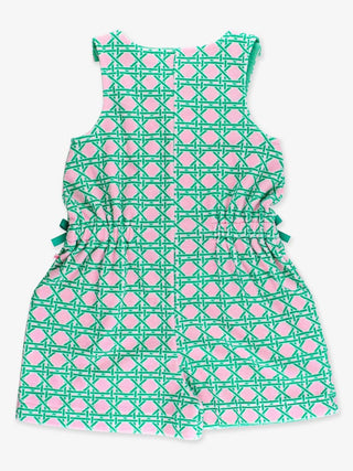 Pink Coastal Cane Terry Cover-Up Romper