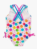 Rufflebutts Star Smile Cross-Back 1Pc Swimsuit