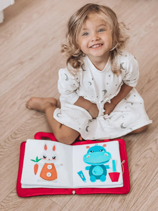 My Quiet Book - 10 Daily Activities - Montessori