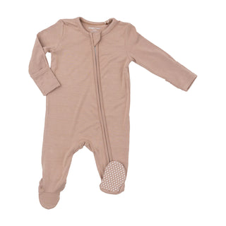 Angel Dear Tuscany Solid Zipper Footie