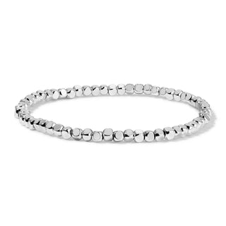 Gold/Silver Mixed Cube & Round Bracelet Assortment