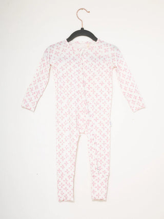 The Uptown Baby Romper - Pink Clover