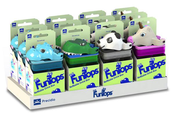 Refillable Eco-Friendly Drink Box - Animals