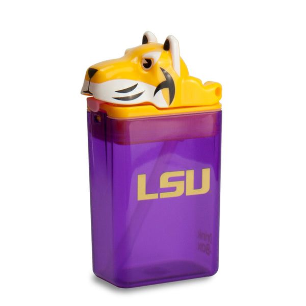 Refillable Eco-Friendly Drink Box - LSU Tigers